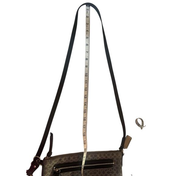 Coach Signature Metallic Crossbody Bag - Picture 10 of 10